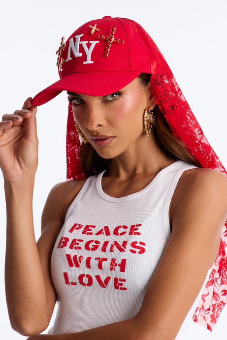 On Tour In NY Baseball Hat - Red