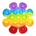 Rainbow Flower Bubble Push Pop Sensory Fidget Toy