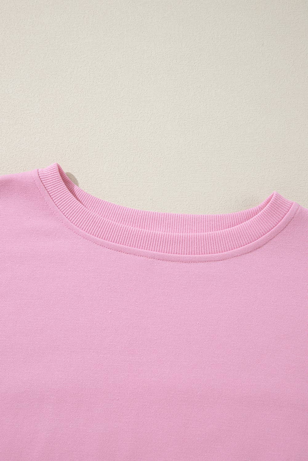 Color Block Exposed Seam Side Slits Sweatshirt
