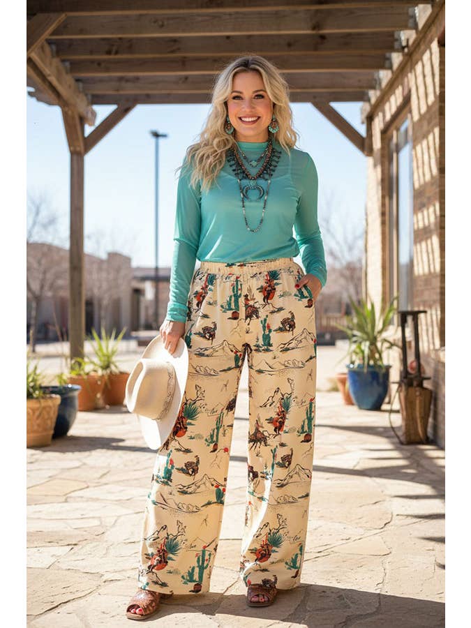 Western Cowboy & Rodeo Women Boutique Pant GJQ17183