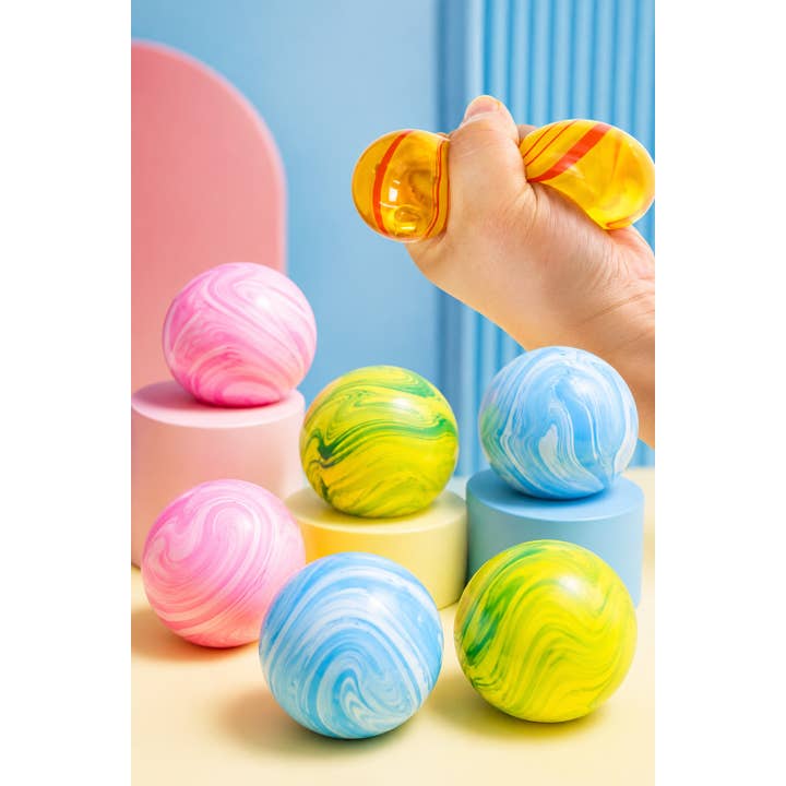 Marbled Stretch Squeeze Ball Fidget Sensory Toy