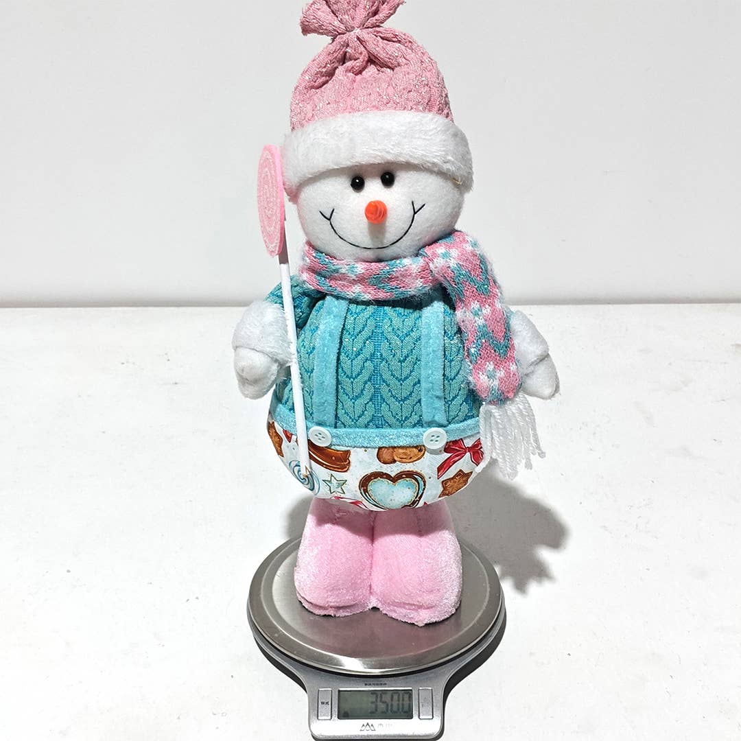 Christmas Decoration Pink Telescopic Doll Ornament HB093