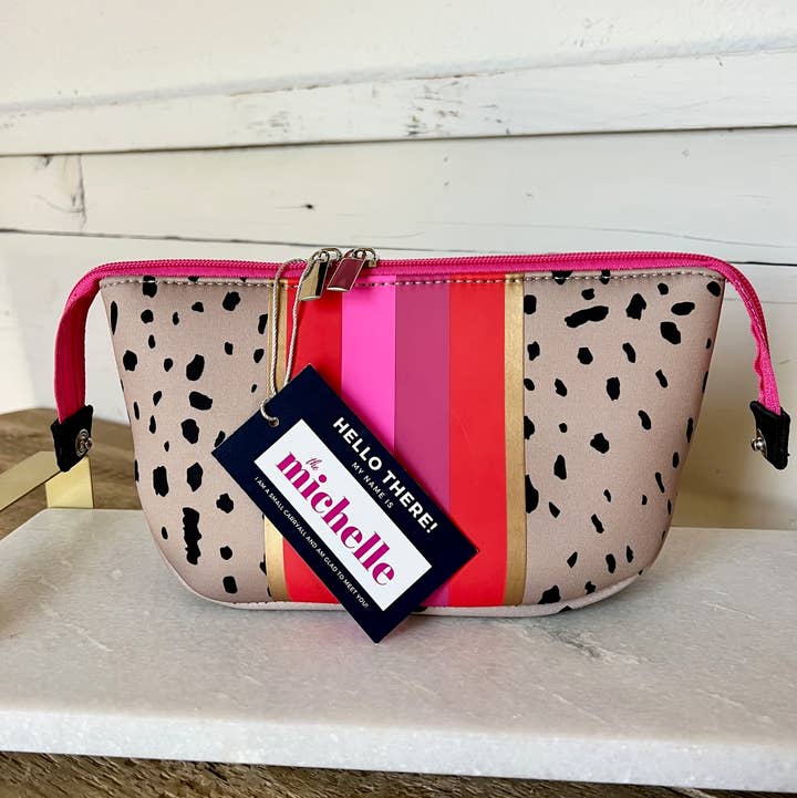 The Michelle Small Neoprene Makeup Bag | Shoptaylorgray