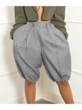 Elastic Waist Baggy Bloomer Shorts Loose Harem Shorts