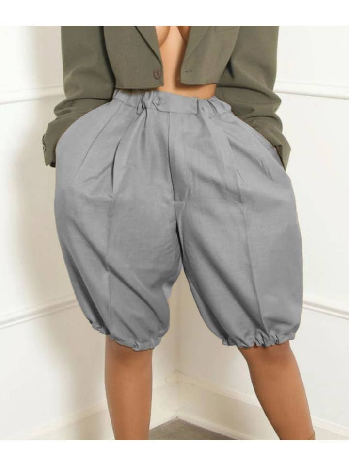 Elastic Waist Baggy Bloomer Shorts Loose Harem Shorts