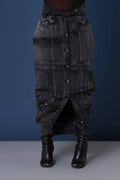 Destroyed Jacket Inspired Denim Skirts
