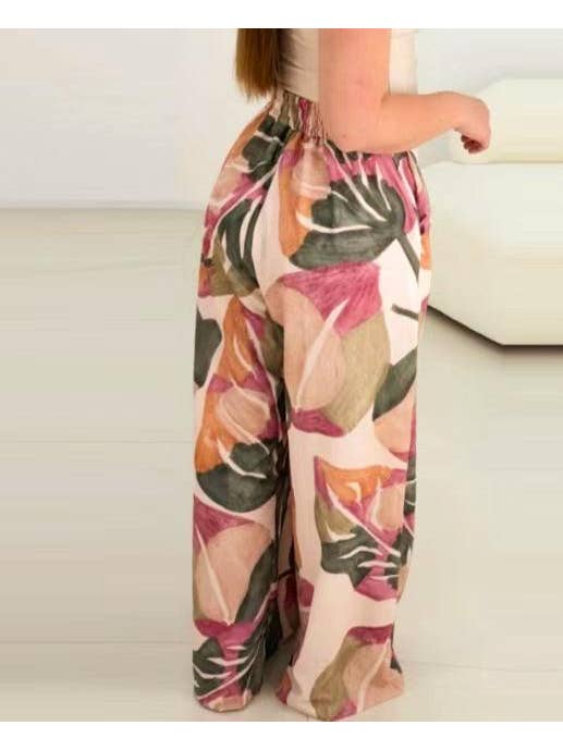Color Block Striped Pants