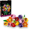 LEGO Botanicals Tulip Bouquet Building Set for Adults - Gift for Birthdays - Bedroom, Book Shelf & Office Decor for Women & Men, Ages 18+ - Artificial Flowers Crafting Kit - 11501
