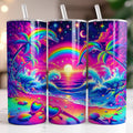 Beach Neon Tumbler