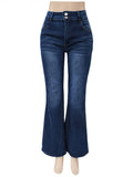 Vintage Stretch Washed Street Bootcut Jeans