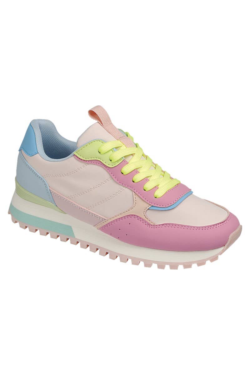 Women Lace Up Sneaker Shoes FL-DEMAND-03