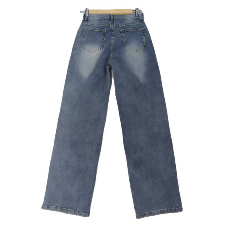 Trendy Western Style Fringe Jeans