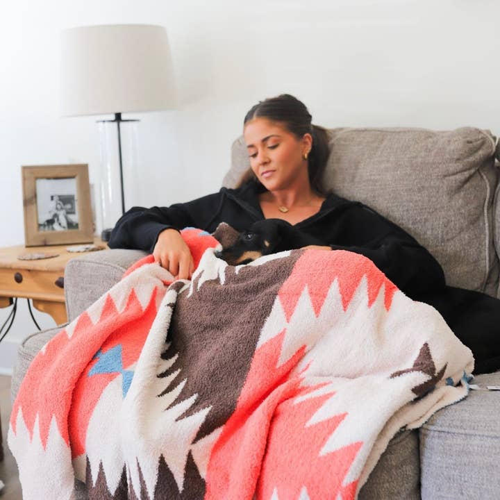 Aztec Throw Blanket