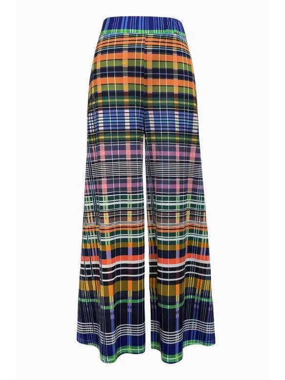 Color Block Striped Pants