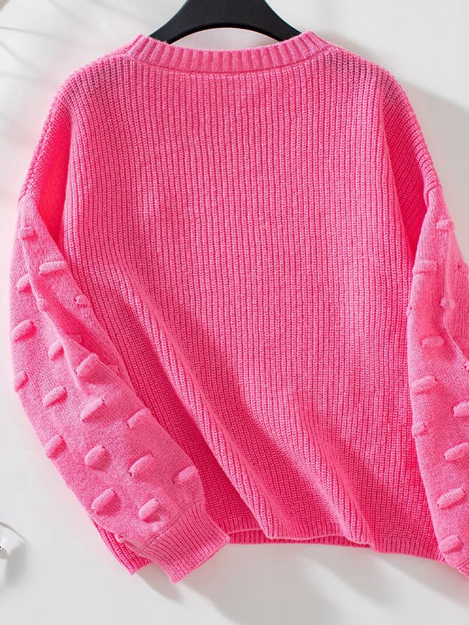 Fall Solid Color Pocket Pullover Knit Sweater MMY204