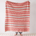 Christmas Tree Snowflake Santa Fleece Sofa Throw Blanket