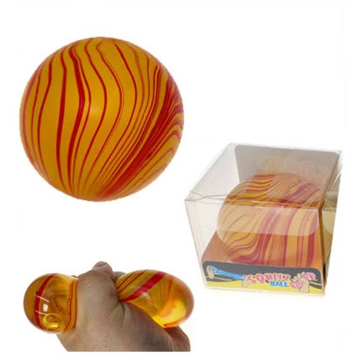 Marbled Stretch Squeeze Ball Fidget Sensory Toy