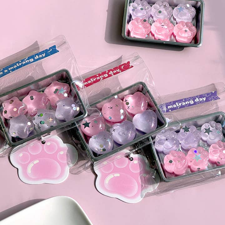 Sparkly Pastel Squishy Jelly Keyring – Fidget Pop Out Series