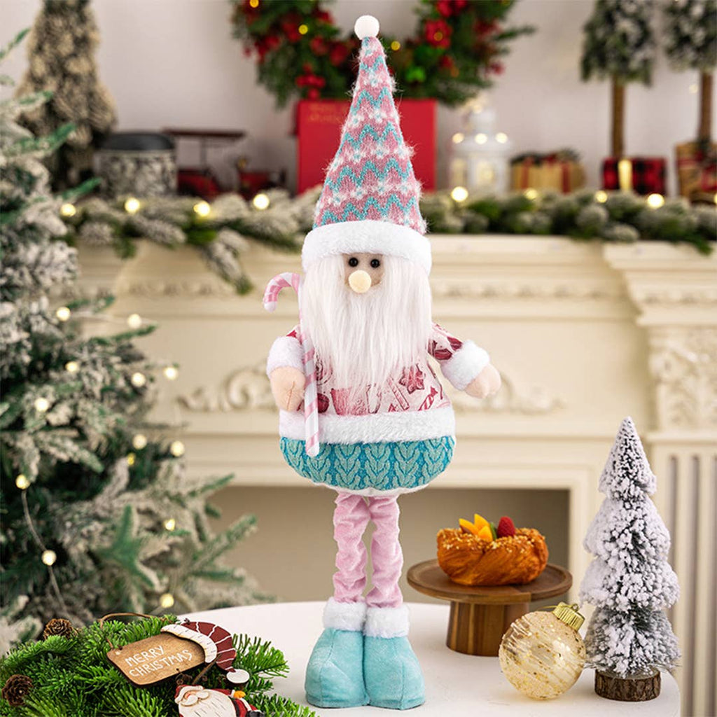 Christmas Decoration Pink Telescopic Doll Ornament HB093