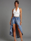 Hi Lo Skirt Attached Shorts