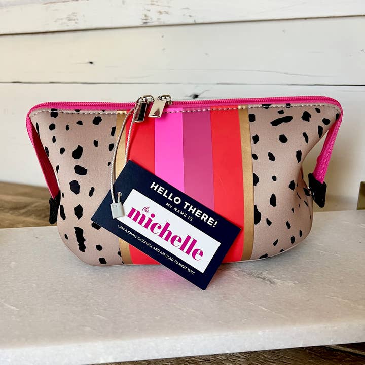 The Michelle Small Neoprene Makeup Bag | Shoptaylorgray