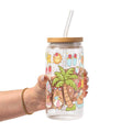 Capybara Beach Glass Cup, Mug & Tumbler with Lid and Straw