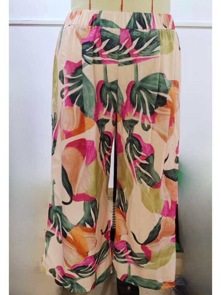 Color Block Striped Pants
