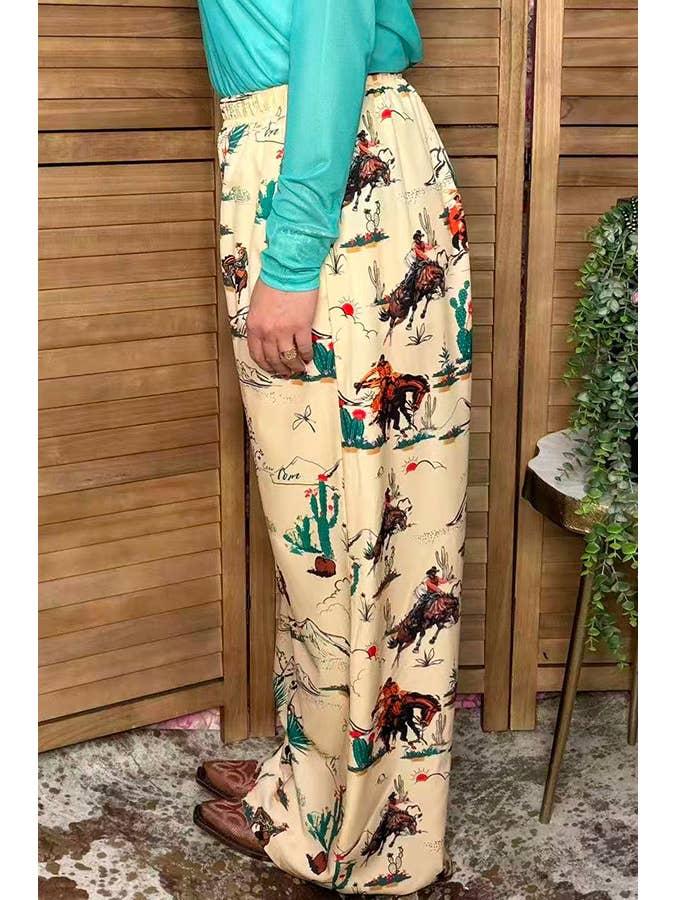 Western Cowboy & Rodeo Women Boutique Pant GJQ17183