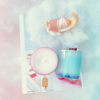 Baby Soft Candle In Blue Or Pink